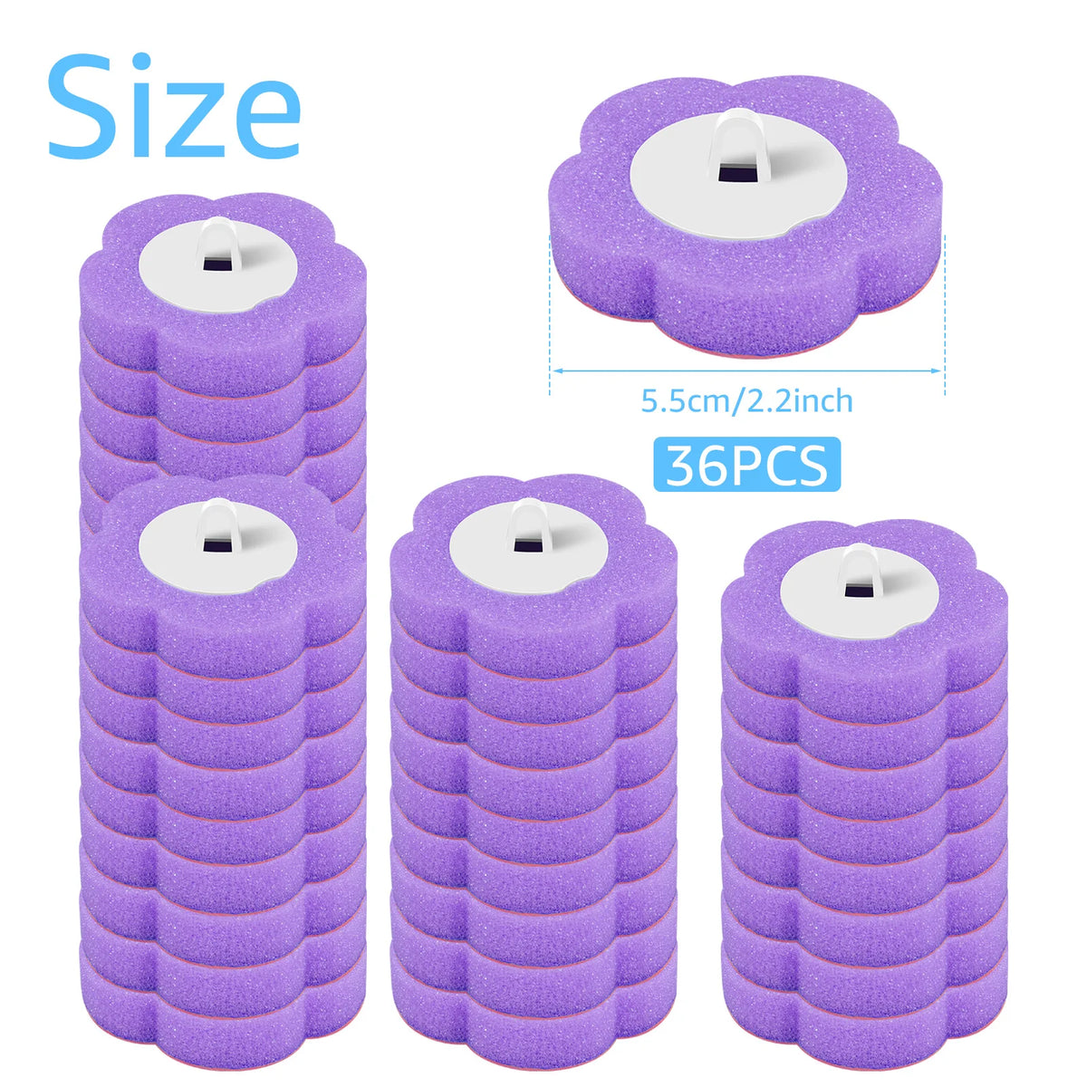 Toilet Brush Kit with Disposable Replacement Heads