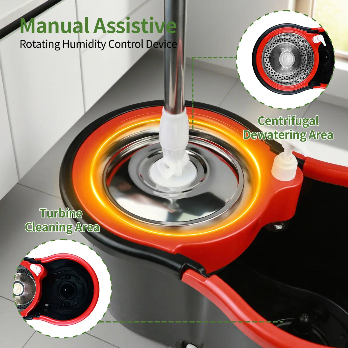 QuickSpin Mop Set