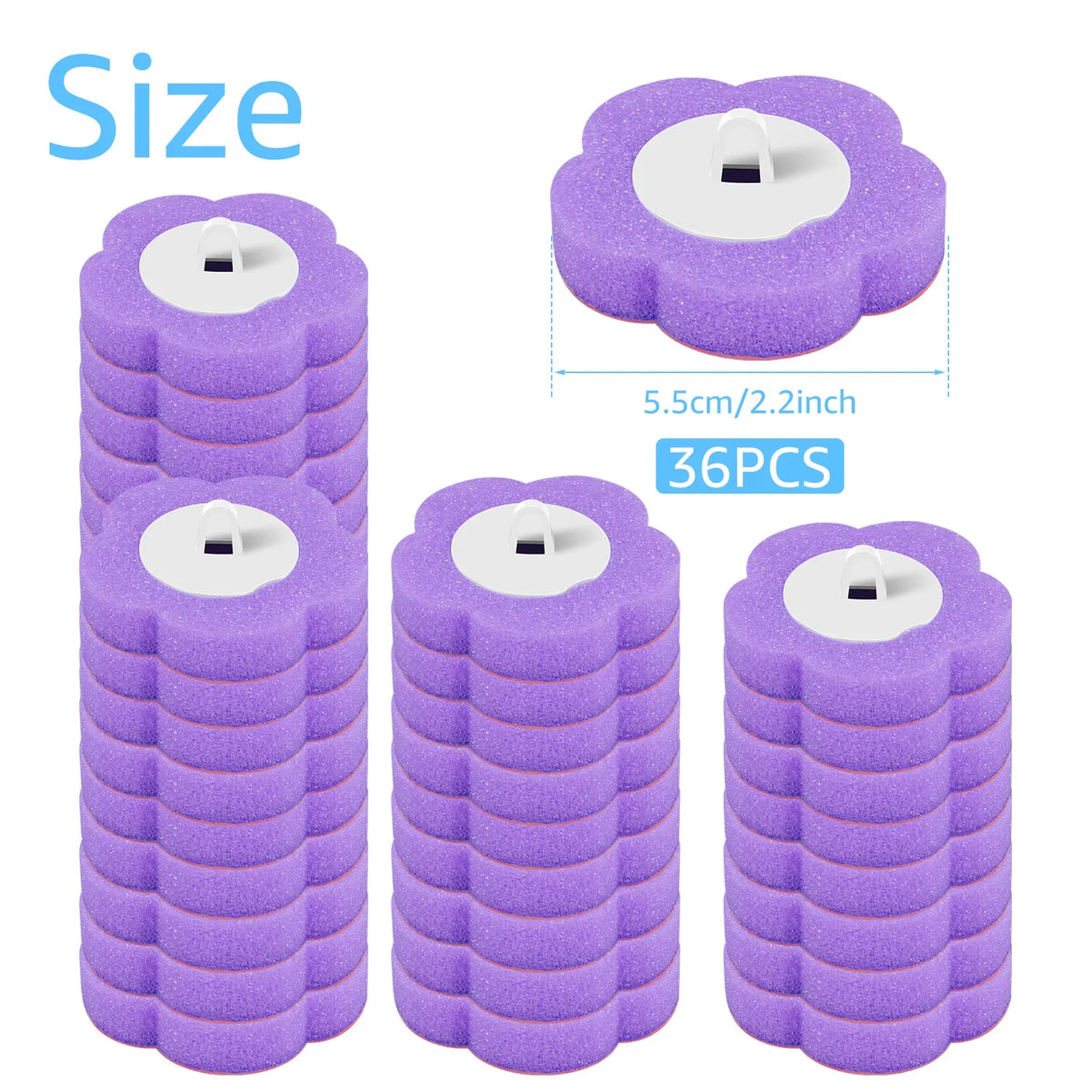 Toilet Brush Kit with Disposable Replacement Heads