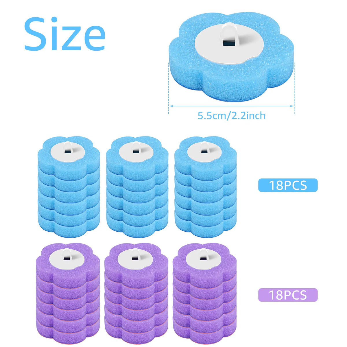 Toilet Brush Kit with Disposable Replacement Heads