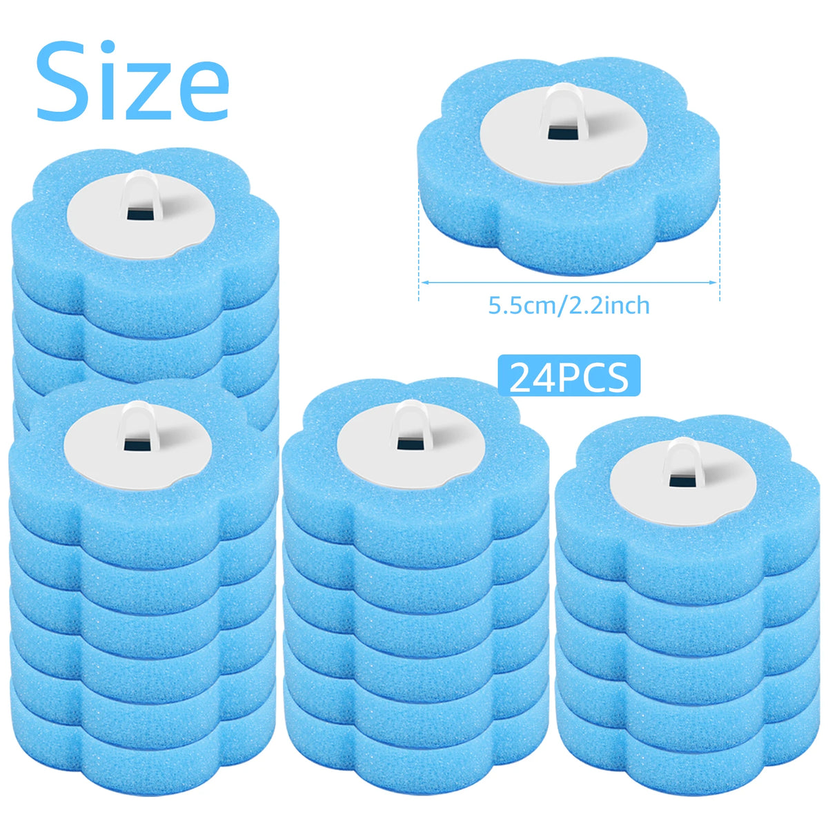 Toilet Brush Kit with Disposable Replacement Heads